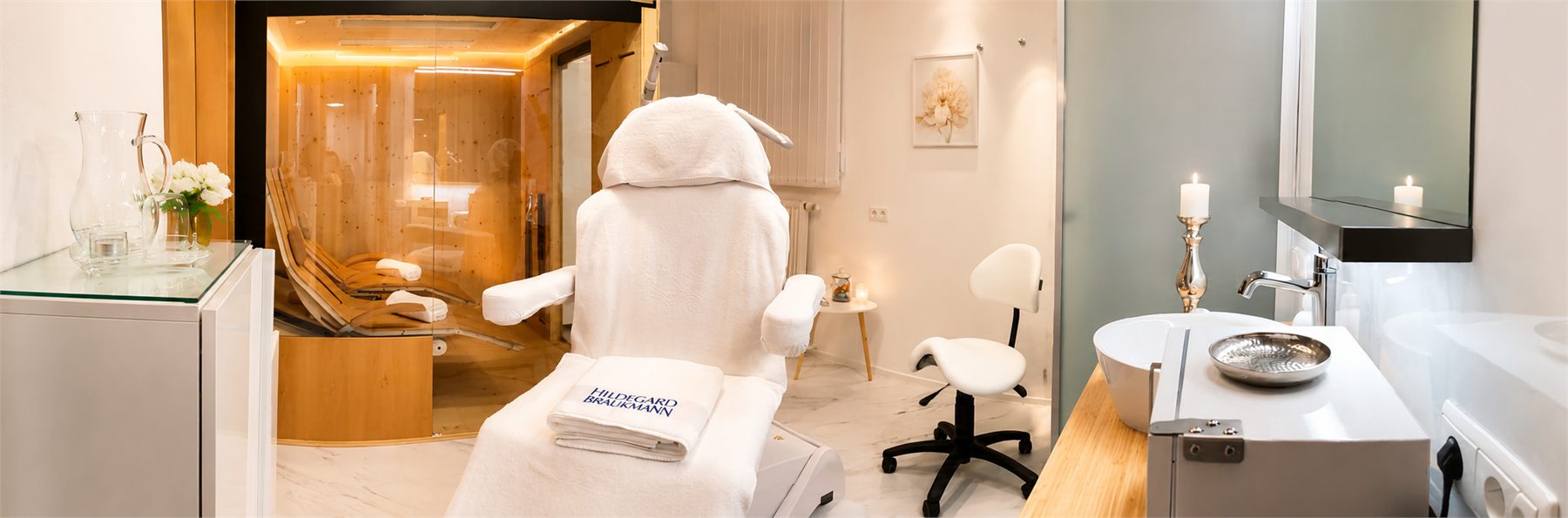 Einblick in das Kosmetikstudio in Wenns im Pitztal